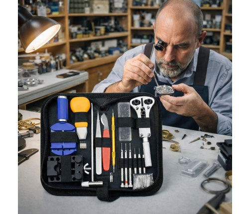 Watch Repair Kit Professional Tools Case 147 pcs.