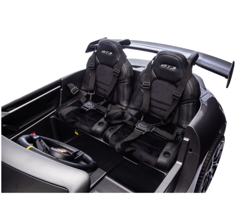 Divvietīgs bērnu elektromobilis DK-P911 Porsche GT3 Gray Painted