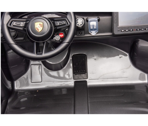 Divvietīgs bērnu elektromobilis DK-P911 Porsche GT3 Gray Painted
