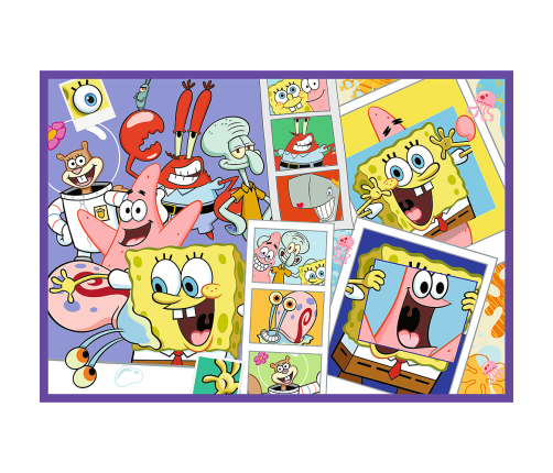 Puzzle - 4x250 - SpongeBob's Crazy World Trefl 13342
