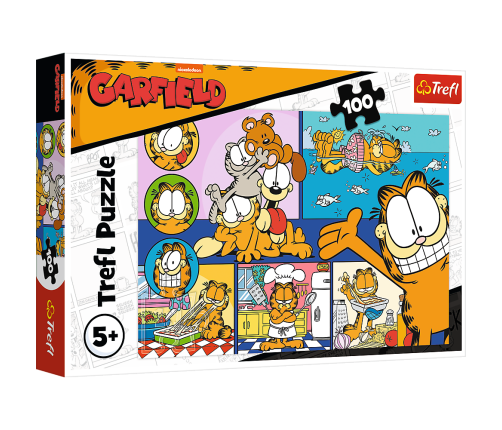 Puzzle - 100 - Lazy Garfield Trefl 16521