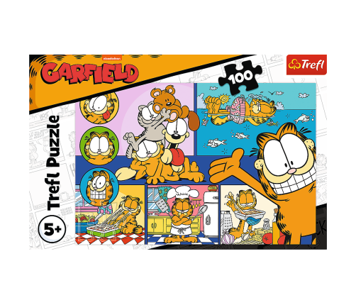 Puzzle - 100 - Lazy Garfield Trefl 16521
