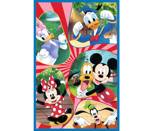 Puzzle - 3x80 - Mickey Mouse Team Trefl 34887