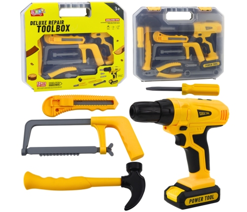 DIY Kit Drill Driver Tools Lights Sounds Suitcase