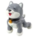 Interactive Husky Robot Dog Remote Controlled RC Voice Tricks Gray