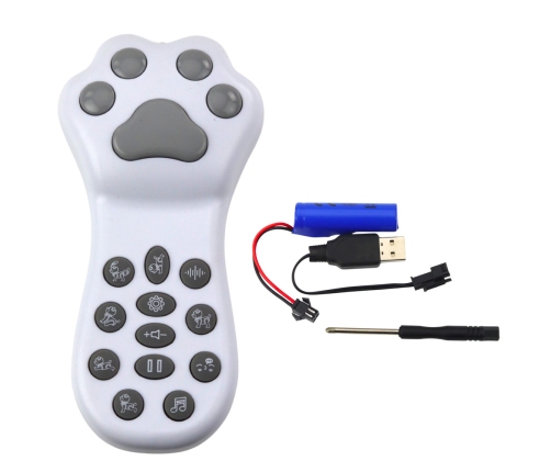 Interactive Husky Robot Dog Remote Controlled RC Voice Tricks Gray