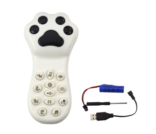 Interactive Robot Kitten Remote Controlled RC Remote Control Gray