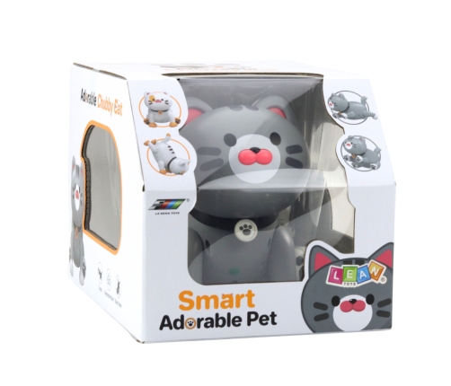 Interactive Robot Kitten Remote Controlled RC Remote Control Gray