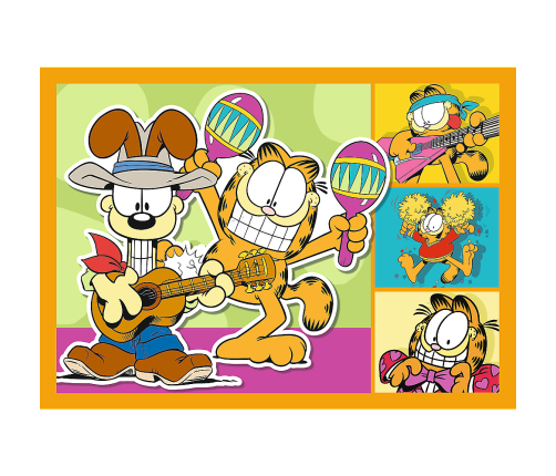 Puzzle 4-in-1 – Garfield Loves Lasagna – Trefl 34673
