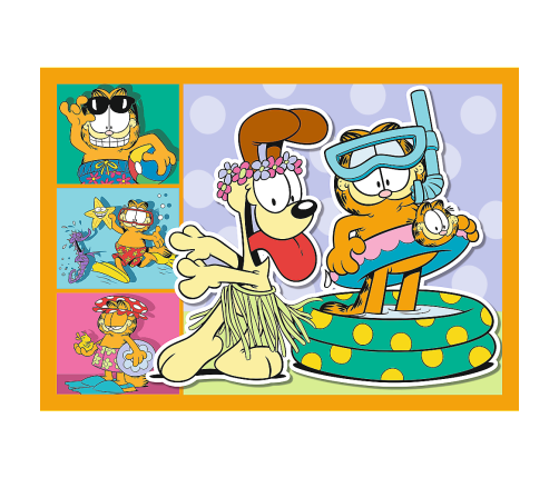 Puzzle 4-in-1 – Garfield Loves Lasagna – Trefl 34673