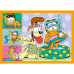 Puzzle 4-in-1 – Garfield Loves Lasagna – Trefl 34673