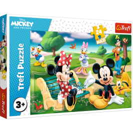 Puzzle - 24Maxi - Mickey Mouse with friends - Disney Standard Characters Trefl 14344