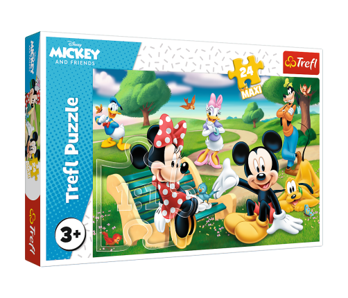 Puzzle - 24Maxi - Mickey Mouse with friends - Disney Standard Characters Trefl 14344