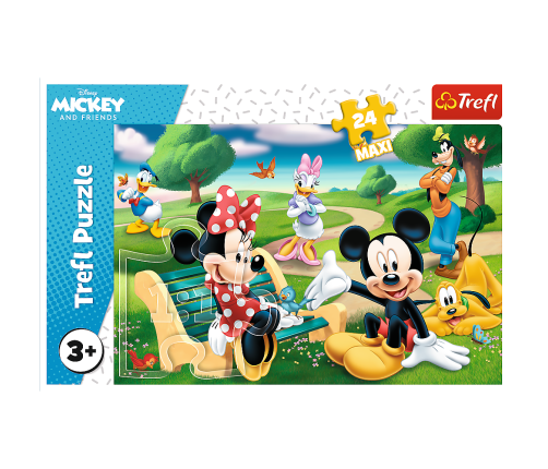 Puzzle - 24Maxi - Mickey Mouse with friends - Disney Standard Characters Trefl 14344