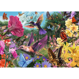 Puzzle - 1000 Premium Plus - Tea Time: Bird Garden Trefl 10806