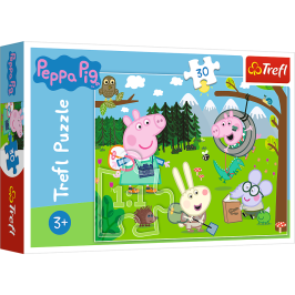 Puzzle - 30 - Forest Expedition - Peppa Pig Trefl 18245 Puzzle - 30 - Forest Expedition - Peppa Pig Trefl 18245