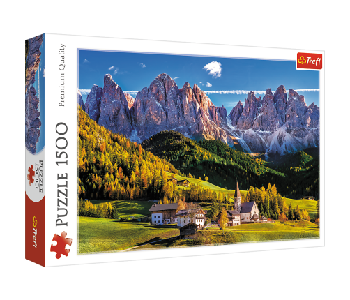Puzzle - 1500 - Val di Funes, Dolomites, Italy Trefl 26163
