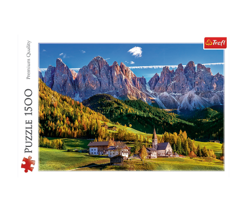 Puzzle - 1500 - Val di Funes, Dolomites, Italy Trefl 26163