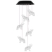Solar Garden LED Bell Lamps Elephants Colorful 70cm
