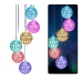 Solar Garden LED Bells Moroccan Balls 70cm