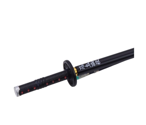 Katana Sword Anime Ballpoint Pen Metal Black Ink Replaceable Refill Black
