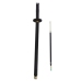 Katana Sword Anime Ballpoint Pen Metal Black Ink Replaceable Refill Black