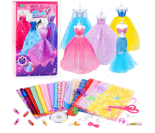 DIY Creative Kit for Designing and Sewing Doll Clothes