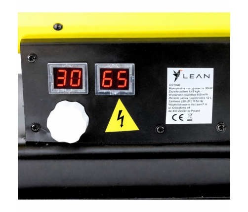 20KW Oil Heater LCD Display Thermostat