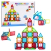 3D Magnetic Blocks Construction Puzzle Colorful 45 pcs.