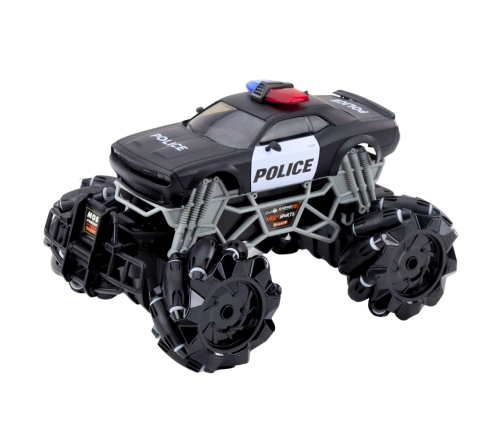 RC Police Off-Road Car with Lights and Smoke Effect 1:16