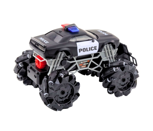 RC Police Off-Road Car with Lights and Smoke Effect 1:16