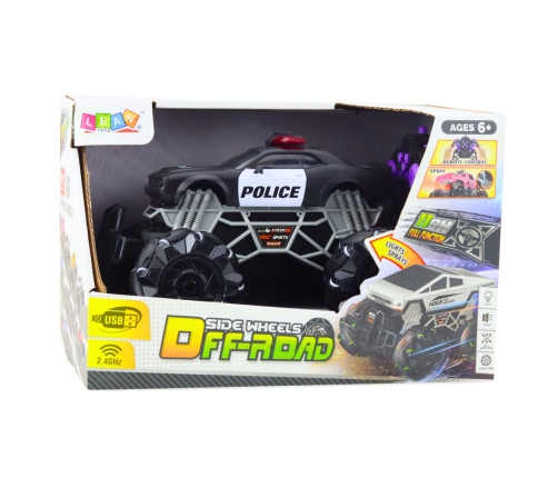 RC Police Off-Road Car with Lights and Smoke Effect 1:16