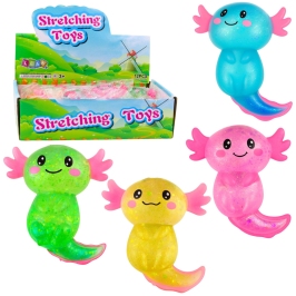 Anti-Stress-Axolotl-Squishy für Kinder, gemischte Farben