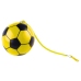 Rubber Soccer Ball Spring Holder Yellow 22cm