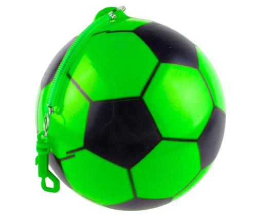 Rubber Soccer Ball Spring Holder Green 22cm