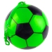 Rubber Soccer Ball Spring Holder Green 22cm