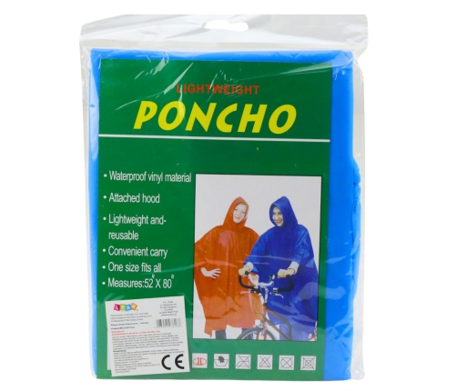 Reusable Raincoat Blue 132 x 203 cm