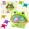 Jumping Frogs Arcade Game, 15-Frog Container, Green Jumping Frogs Arcade Game, 15-Frog Container, Green