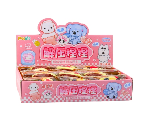 Squishy Fruit Cake Decorative Flexible Decoration 6 x 7 cm