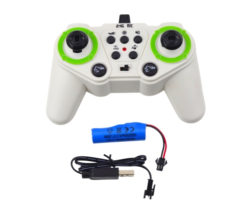 Remote Controlled RC Crawler Excavator Lights Sounds White 1:24