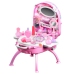 Beauty Set Dressing Table in a Suitcase 2 in 1 Accessories Unicorn Pink