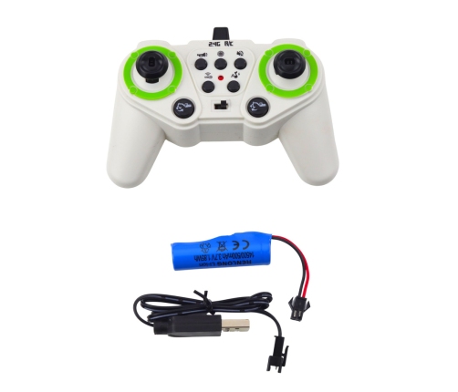 RC Remote Controlled Dump Truck with Lights and Sounds White 1:24