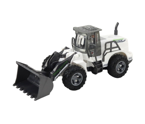 Remote Controlled Construction Excavator RC Lights White 1:30
