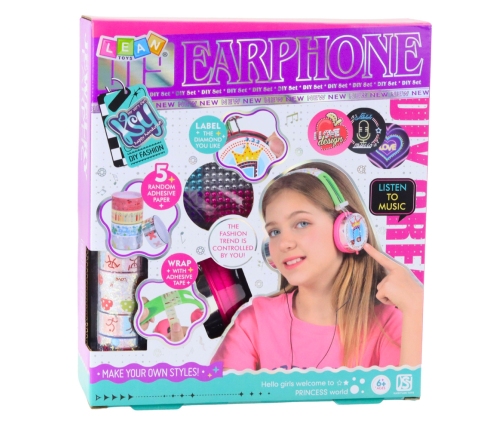 DIY Wired Earphones Creative Kit for Decorating
