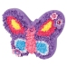 DIY Creative Kit Sewing Pillow Butterfly Embroidery Purple