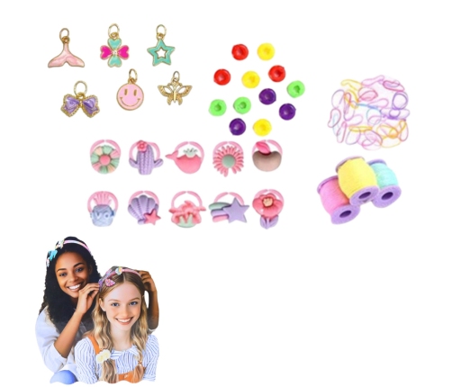 DIY Creative Kit for Making Unicorn Headbands with Shiny Decorations