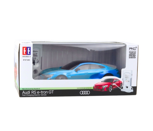 Audi RS E-tron GT Remote Controlled RC Car Blue 1:14
