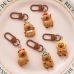 Set of Mini Capybara Keychains Figurines Key Decorations 4 pcs.