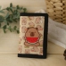 Children's Wallet with Velcro and Carabiner Capybara with Watermelon