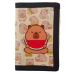 Children's Wallet with Velcro and Carabiner Capybara with Watermelon